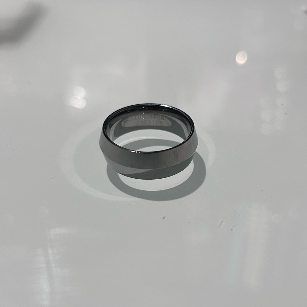 Tungsten Carbide Mens Ring #3
